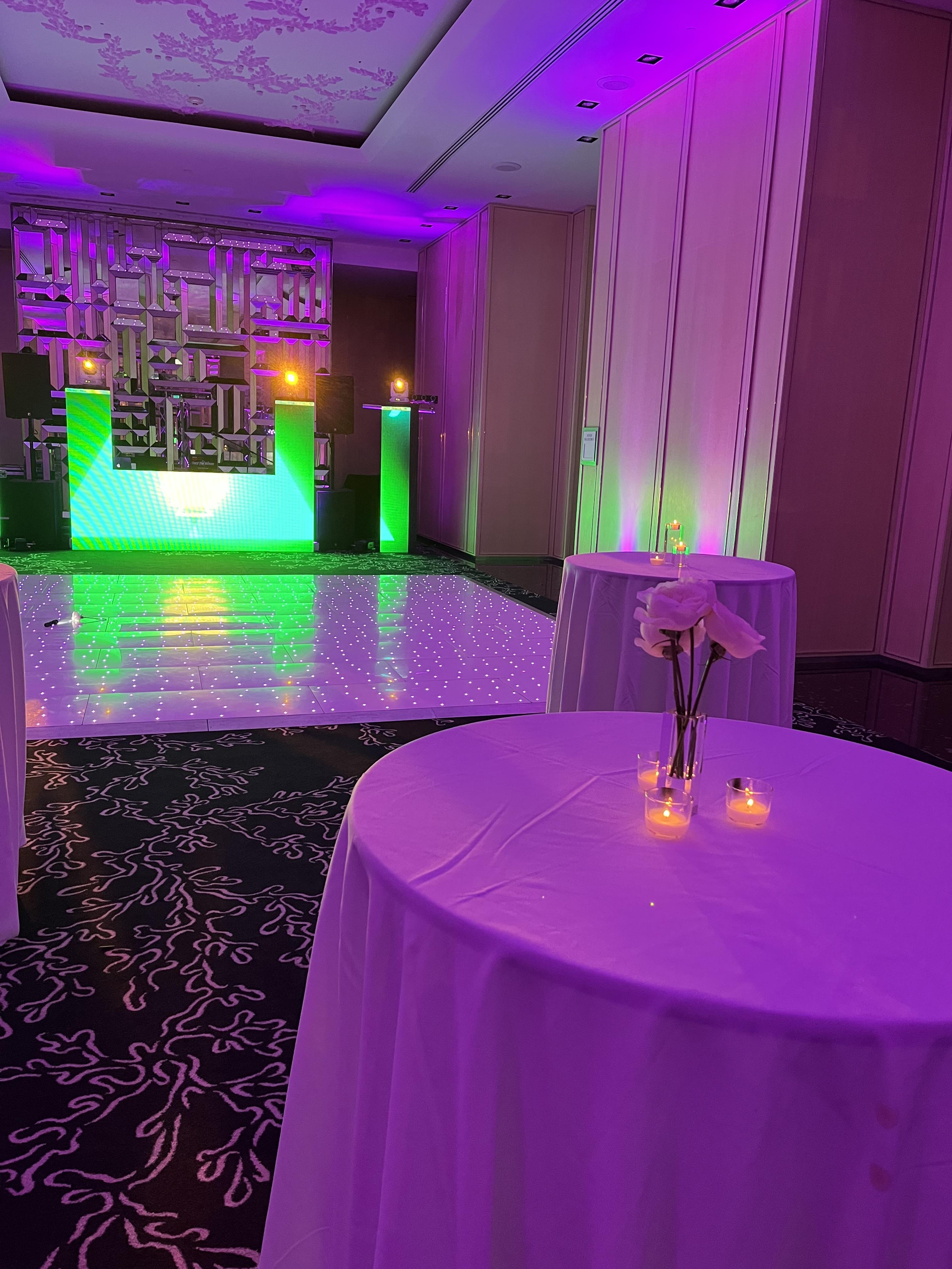Wedding Party, LED Lights, After Party, Night Club, Light Up Dance Floor, Wedding Planner, Wedding Coordinator